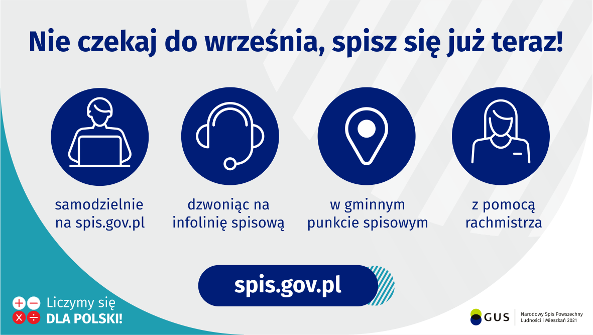 grafika z napisem Nie czekaj do września, spisz się już teraz!