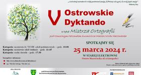 V Ostrowskie Dyktando o tytuł Mistrza Ortografii