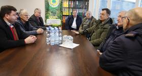 Wizja lokalna Komisji Gospodarki Komunalnej i Infrastruktury Technicznej oraz Ochrony Środowiska w Zakładzie Utylizacji Odpadów Komunalnych w Starym Lubiejewie