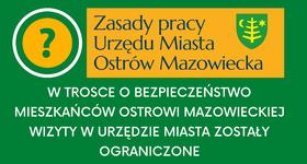 Zasady pracy Urzędu Miasta Ostrów Mazowiecka