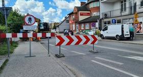 Remont na ulicy Piłata