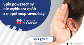 Spis nie wyklucza osób z niepełnosprawnością!