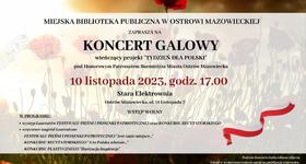 Koncert Galowy wieńczący projekt Tydzień dla Polski