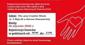 Akcja poboru krwi przy Ratuszu Miejskim.