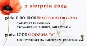 Zapraszamy na obchody 81. rocznicy wybuchu powstania Warszawskiego