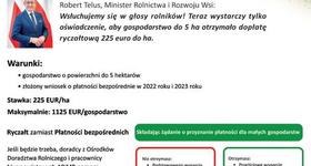 Zmiany w płatnościach dla małych gospodarstw