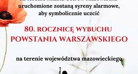 Rocznica wybuchu Powstania Warszawskiego