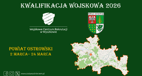 Kwalifikacja Wojskowa 2026 – Powiat Ostrowski