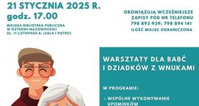 Dzień Babci i Dziadka w Miejskiej Bibliotece Publicznej w Ostrowi Mazowieckiej