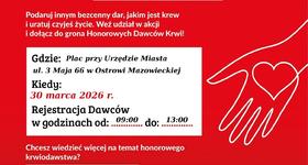 Trwa akcja poboru krwi przy Ratuszu Miejskim.