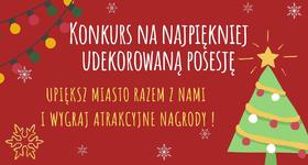 Konkurs na najpiękniej udekorowaną świąteczną posesję