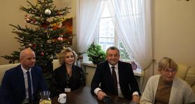 Świąteczne spotkanie online władz Ostrowi Mazowieckiej i Brembate di Sopra