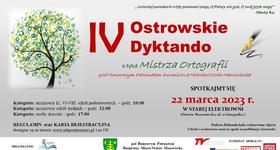 IV Ostrowskie Dyktando o tytuł Mistrza Ortografii
