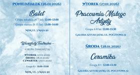 Kreatywne ferie z MDK i Galerią Sztuki Jatki