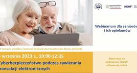 Webinarium dla seniorów