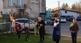 Otwarcie podwórka po remoncie w Miejskiej Świetlicy Socjoterapeutycznej!