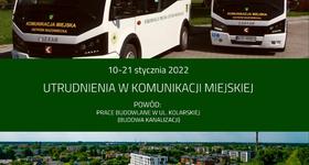 Utrudnienia w komunikacji miejskiej