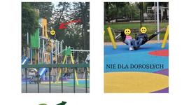 Plac zabaw tylko dla dzieci!