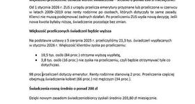 Dobre wiadomości dla emerytów!