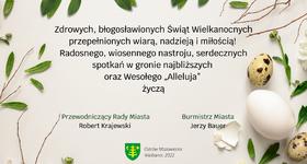 Życzenia Wielkanocne dla mieszkańców miasta