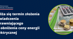 Obowiązek składania oświadczeń przez odbiorców energii elektrycznej chcący skorzystać z niższych cen za kWh energii elektrycznej w 2023 r