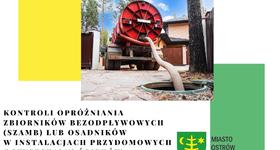 Informacja dotycząca kontroli opróżniania zbiorników bezodpływowych