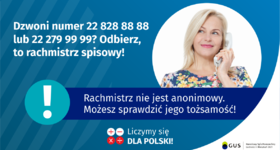 Dzwoni numer 22 828 88 88?  Odbierz, to rachmistrz spisowy!
