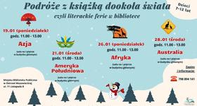 Ferie w bibliotece – podróż dookoła świata z książką.