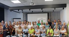 Delegacja seniorów z Warszawy w Ostrowi Mazowieckiej