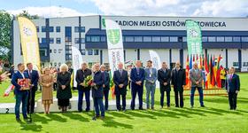 Dziękujemy wszystkim zaangażowanym w przebudowę stadionu w Ostrowi Mazowieckiej