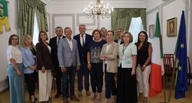 Kolejne spotkanie z Konsulem włoskim Marco Ferruzzi Balbi