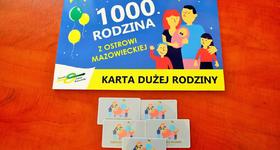 Mamy 1000. rodzinę z Ostrowi Mazowieckiej z Kartą Dużej Rodziny