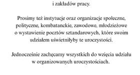 Apel władz samorządowych.