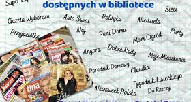 Przeglądaj prasę w miejskiej bibliotece lub wypożycz do domu