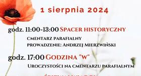 80. Rocznica wybuchu Powstania Warszawskiego 1 sierpień 2024