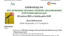 VIII Ostrowski Festiwal Piosenki Odczarowanej