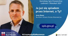 Burmistrz wziął udział w spisie powszechnym