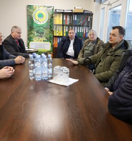 Wizja lokalna Komisji Gospodarki Komunalnej i Infrastruktury Technicznej oraz Ochrony Środowiska w Zakładzie Utylizacji Odpadów Komunalnych w Starym Lubiejewie