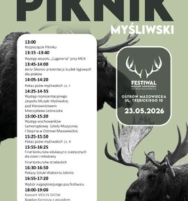 Przed nami Piknik Myśliwski podczas IV Festiwalu Kultury Łowieckiej w Ostrowi Mazowieckiej!