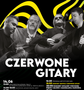 Sobotni wieczór z legendą polskiej muzyki CZERWONE GITARY