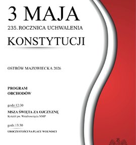 Narodowe Święto Trzeciego Maja w Ostrowi Mazowieckiej