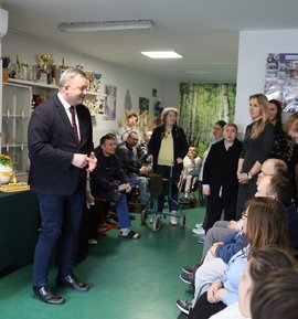 Spotkanie Wielkanocne w Środowiskowym Domu Samopomocy w Ostrowi Mazowieckiej.