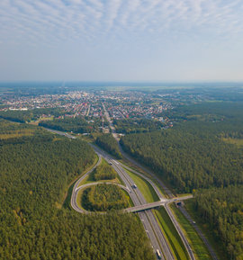 Ostrów Mazowiecka z drona