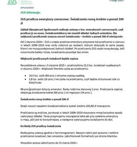 Dobre wiadomości dla emerytów!