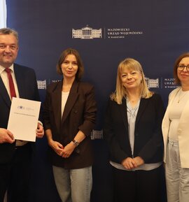Podpisaliśmy umowę na dofinansowanie budowy łącznika ul. Małkińskiej z ul. Broniewskiego