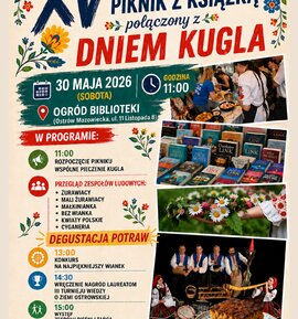 XV Ostrowski Piknik z Książką połączony z Dniem Kugla!