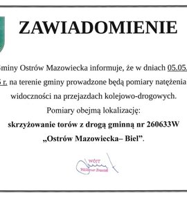Zawiadomienie
