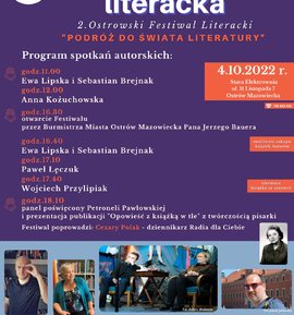 2 Ostrowski Festiwal Literacki Podróż do świata literatury