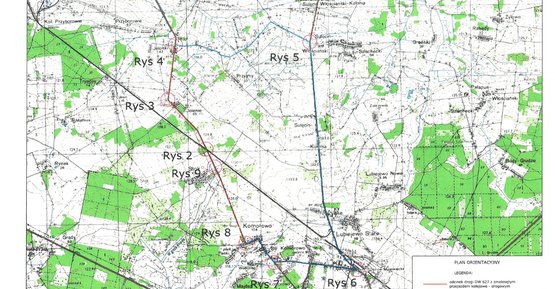 Informacja o wprowadzeniu czasowej organizacji ruchu na przejeździe kolejowym w ciągu DW 627 w m. Stok