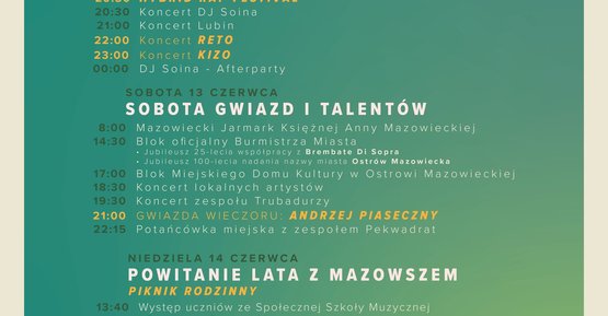 Mieszkańcy Ostrowi Mazowieckiej, nadszedł czas na święto, jakiego w naszym mieście jeszcze nie było!